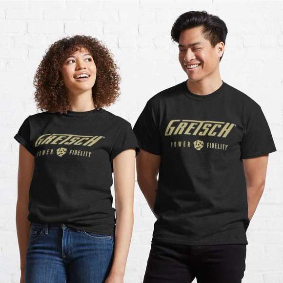 LaraCoey Tops - Gretsch Power Fidelity Classic Unisex T Shirt